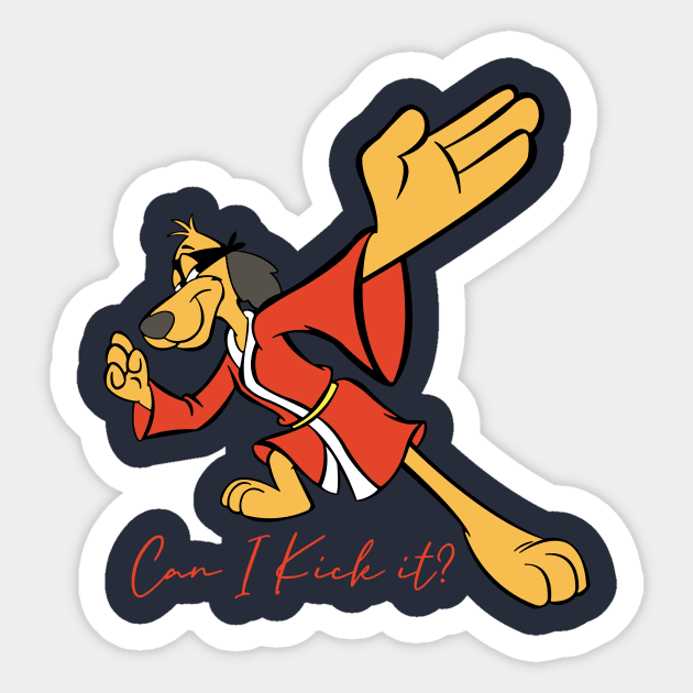 Can I Kick it? Hong Kong Phooey Sticker by SurePodcast